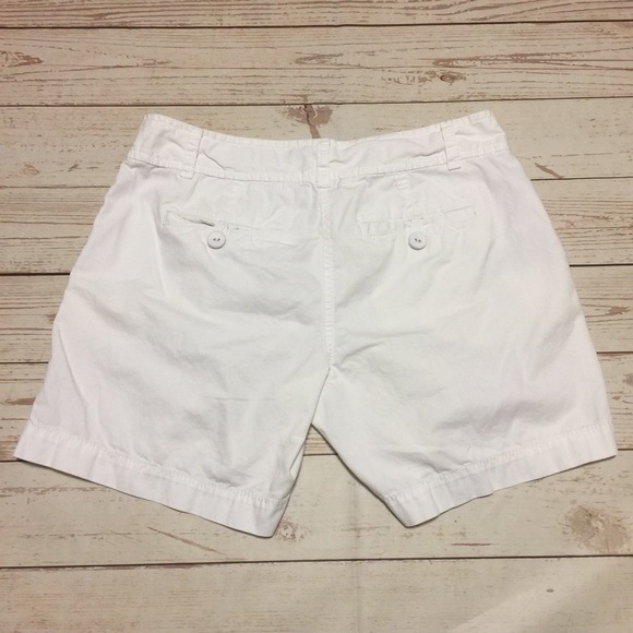 Loft White Chino Shorts - Picture 3 of 8